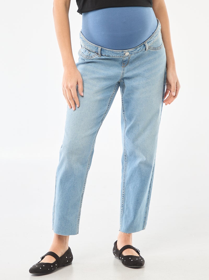 Jeans premaman taglio mom Blu - Kiabi