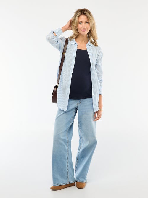 Jeans premaman wide leg - Kiabi Jeans premaman wide leg - Kiabi