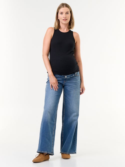 Jeans premaman wide leg - Kiabi