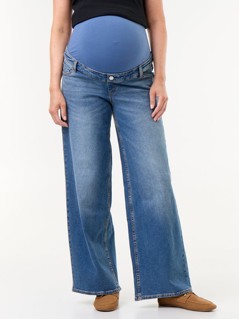Jeans premaman wide leg Blu - Kiabi