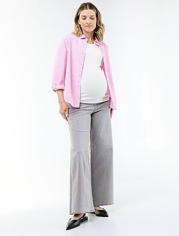 Jeans premaman wide leg
