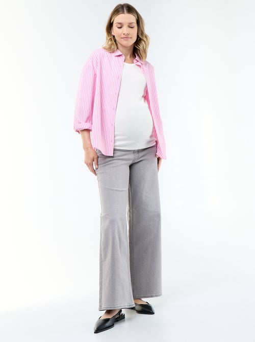 Jeans premaman wide leg - Kiabi
