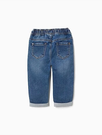 Jeans pull-on con coulisse