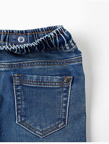 Jeans pull-on con coulisse