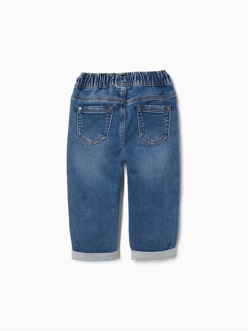 Jeans pull-on con coulisse Blu Blu - Kiabi
