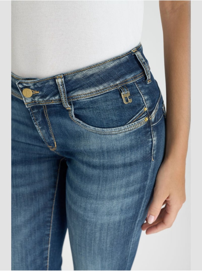 Jeans push-up dritto PULP, lunghezza 34 Blu - Kiabi