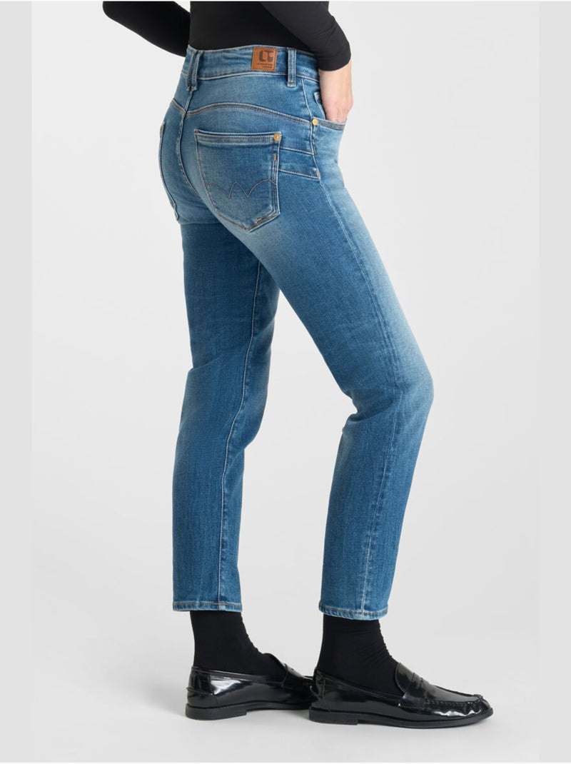 Jeans push-up dritto vita alta PULP, 7/8 Blu - Kiabi