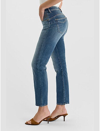 Jeans push-up dritto vita alta PULP, 7/8