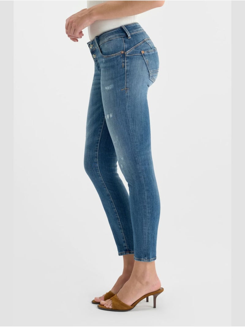Jeans push-up slim PULP, 7/8 Blu - Kiabi