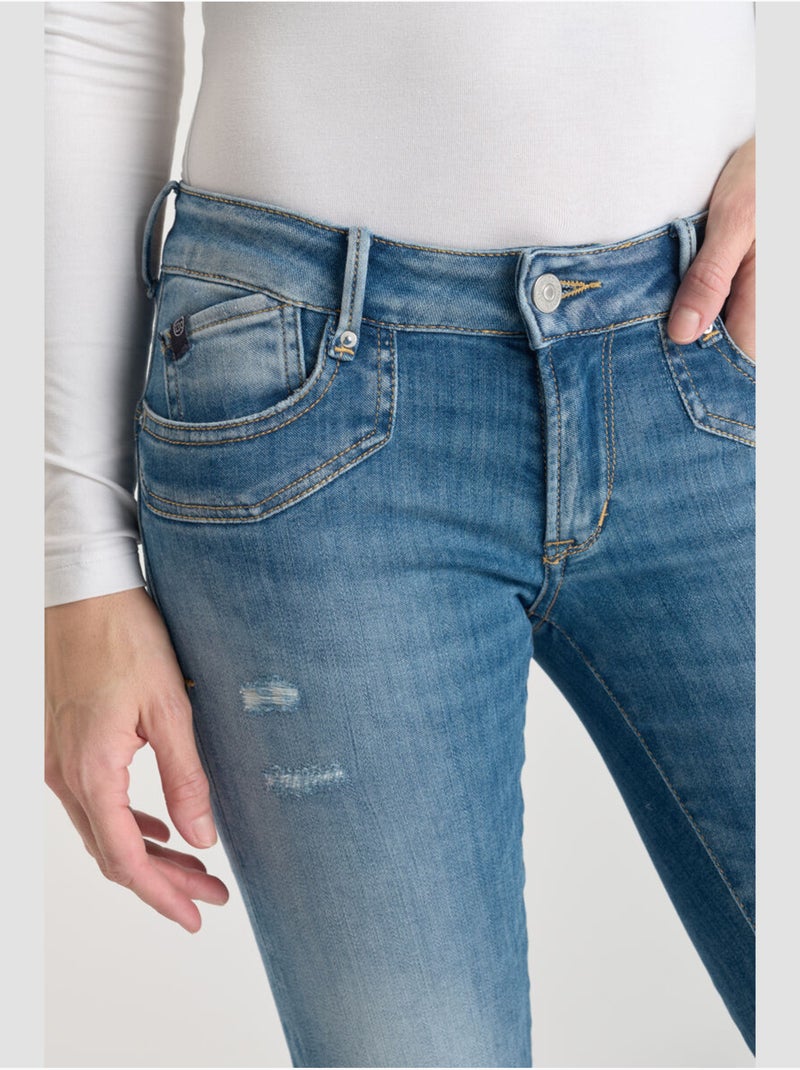 Jeans push-up slim PULP, 7/8 Blu - Kiabi