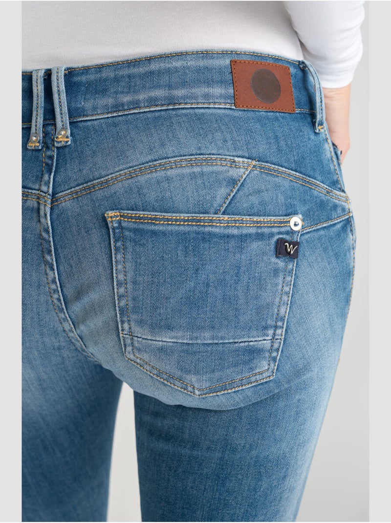 Jeans push-up slim PULP, 7/8 Blu - Kiabi