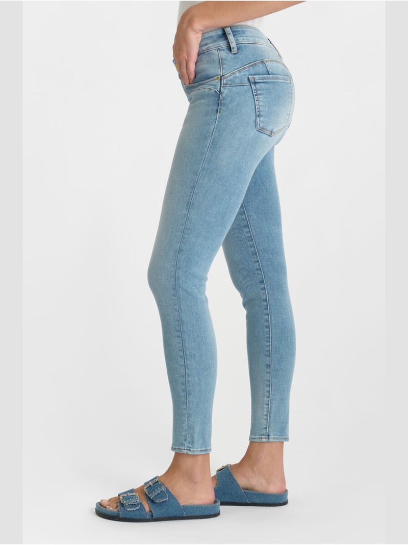 Jeans push-up slim PULP, 7/8 Blu - Kiabi