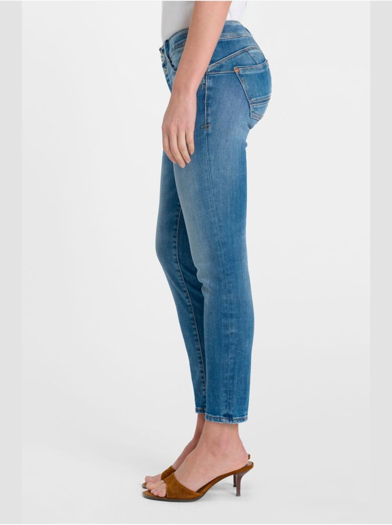 Jeans push-up slim PULP, 7/8 Blu - Kiabi