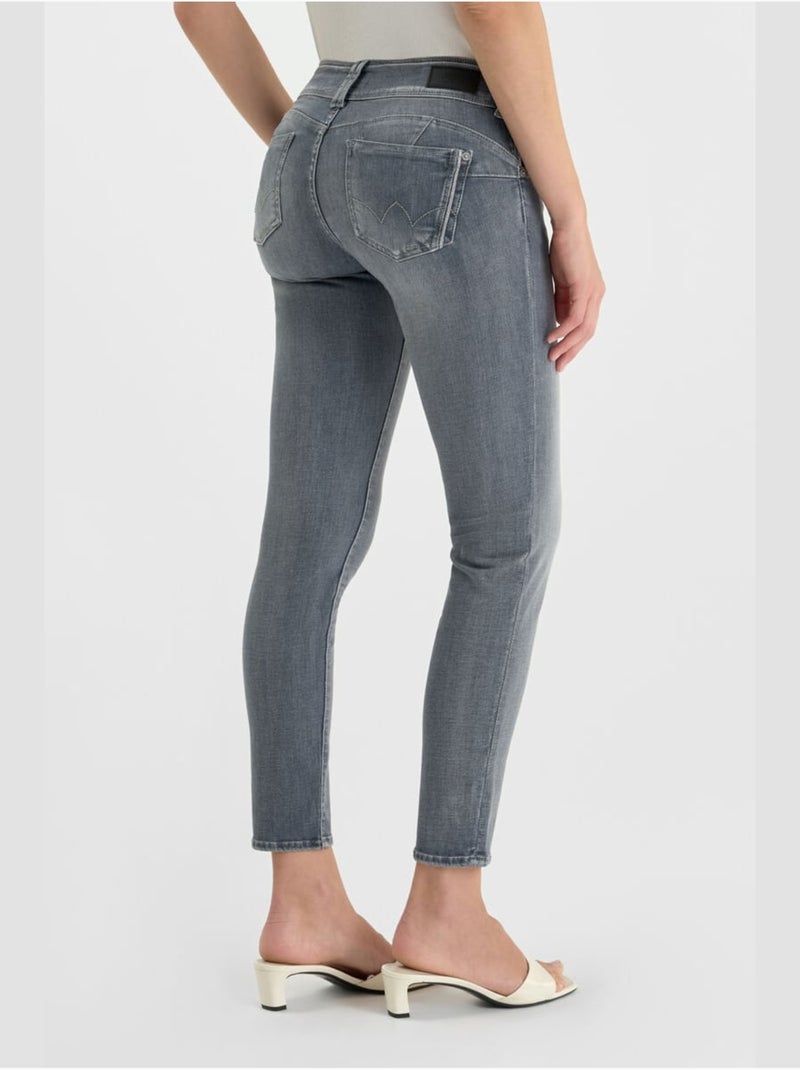 Jeans push-up slim pulp, 7/8 Grigio - Kiabi