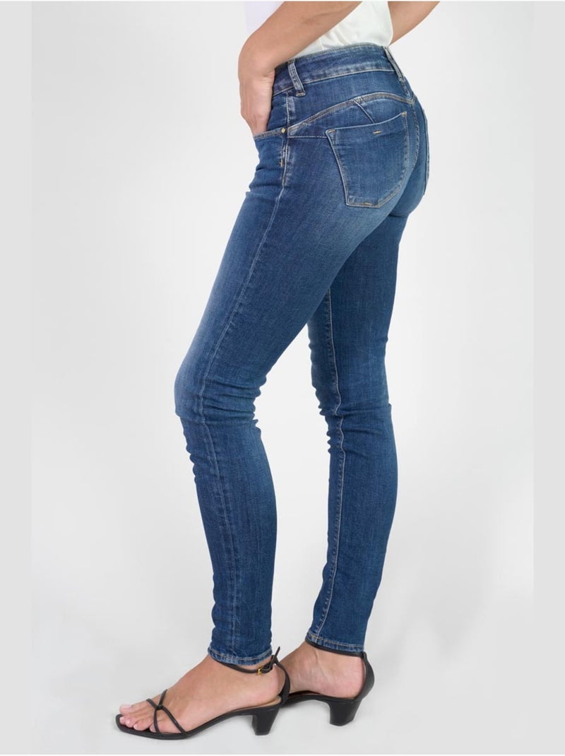 Jeans push-up slim PULP, lunghezza 34 Blu - Kiabi