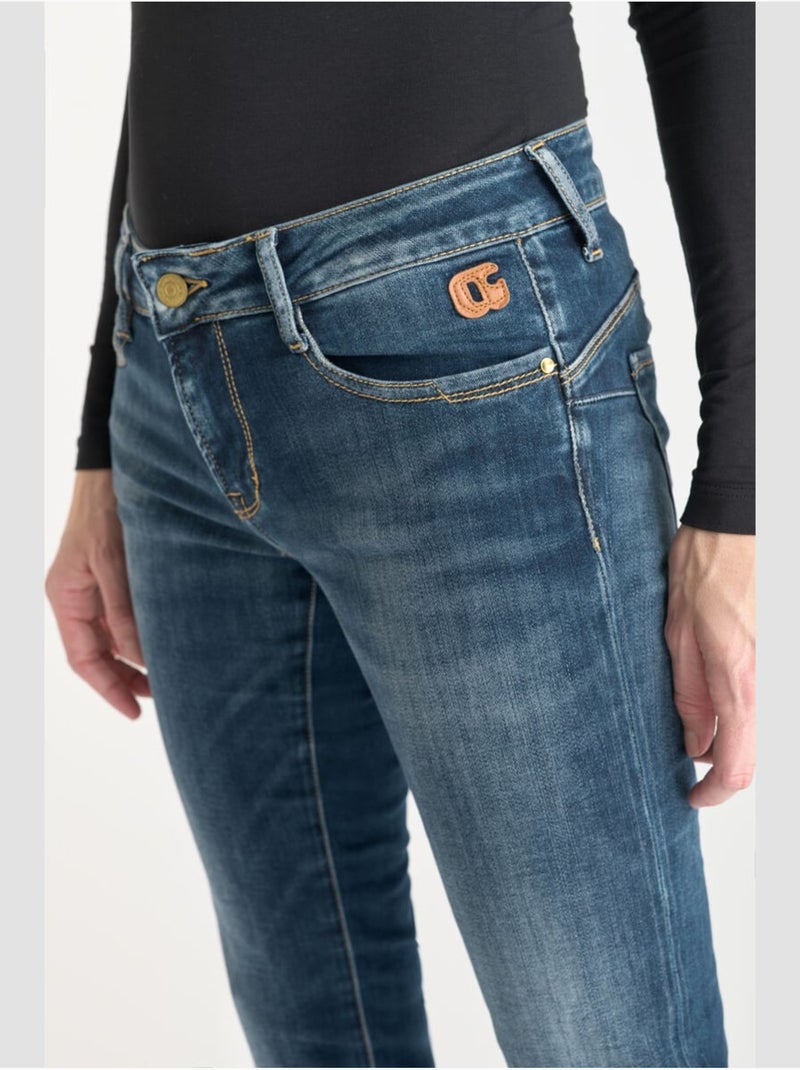 Jeans push-up slim PULP, lunghezza 34 Blu - Kiabi