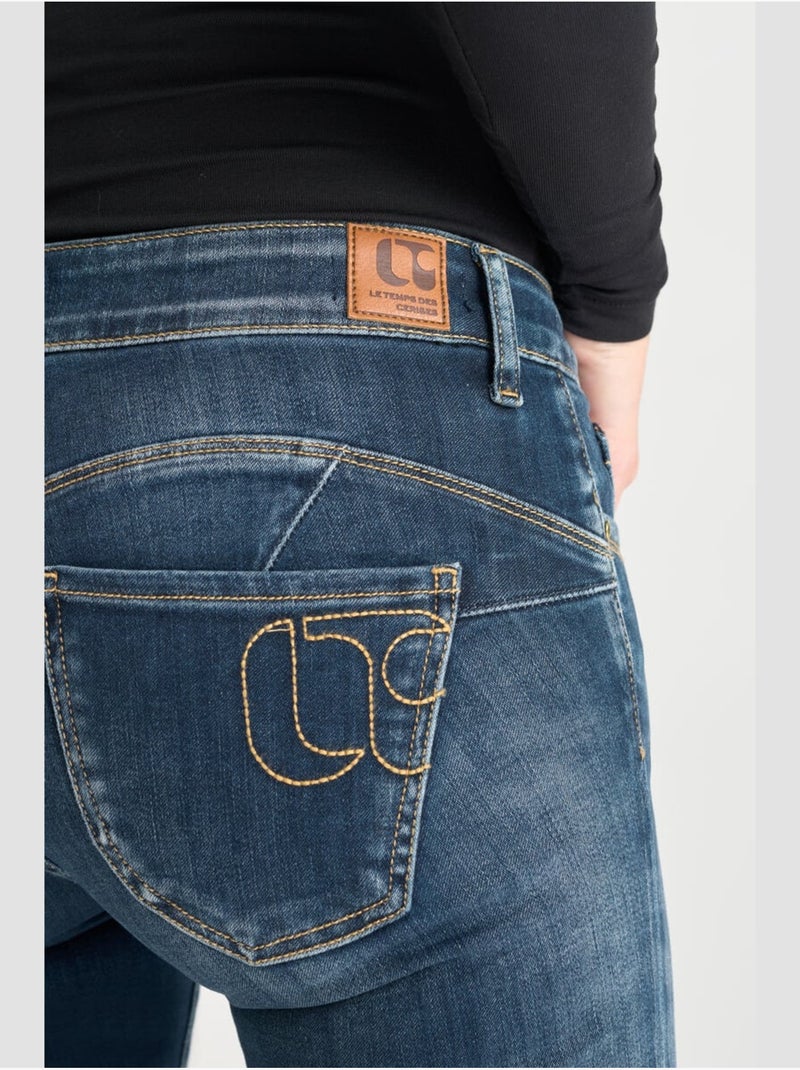 Jeans push-up slim PULP, lunghezza 34 Blu - Kiabi