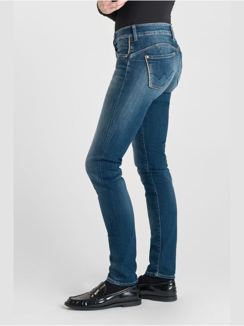Jeans push-up slim PULP, lunghezza 34 Blu - Kiabi