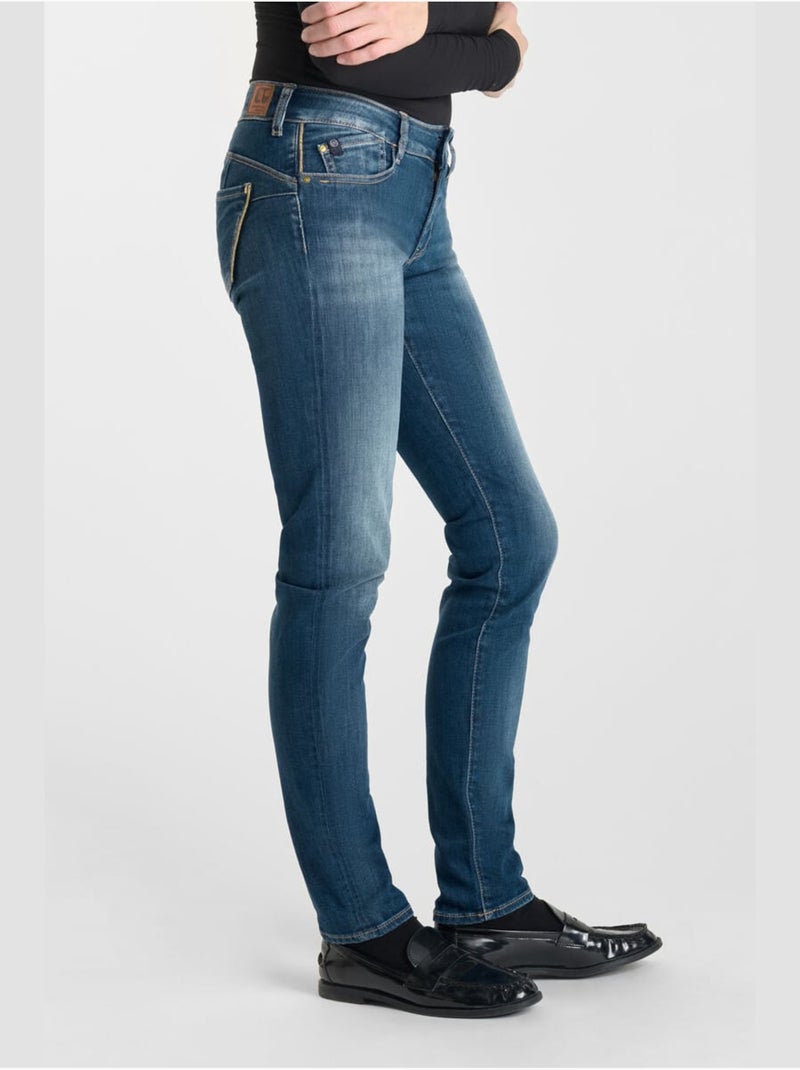 Jeans push-up slim PULP, lunghezza 34 Blu - Kiabi