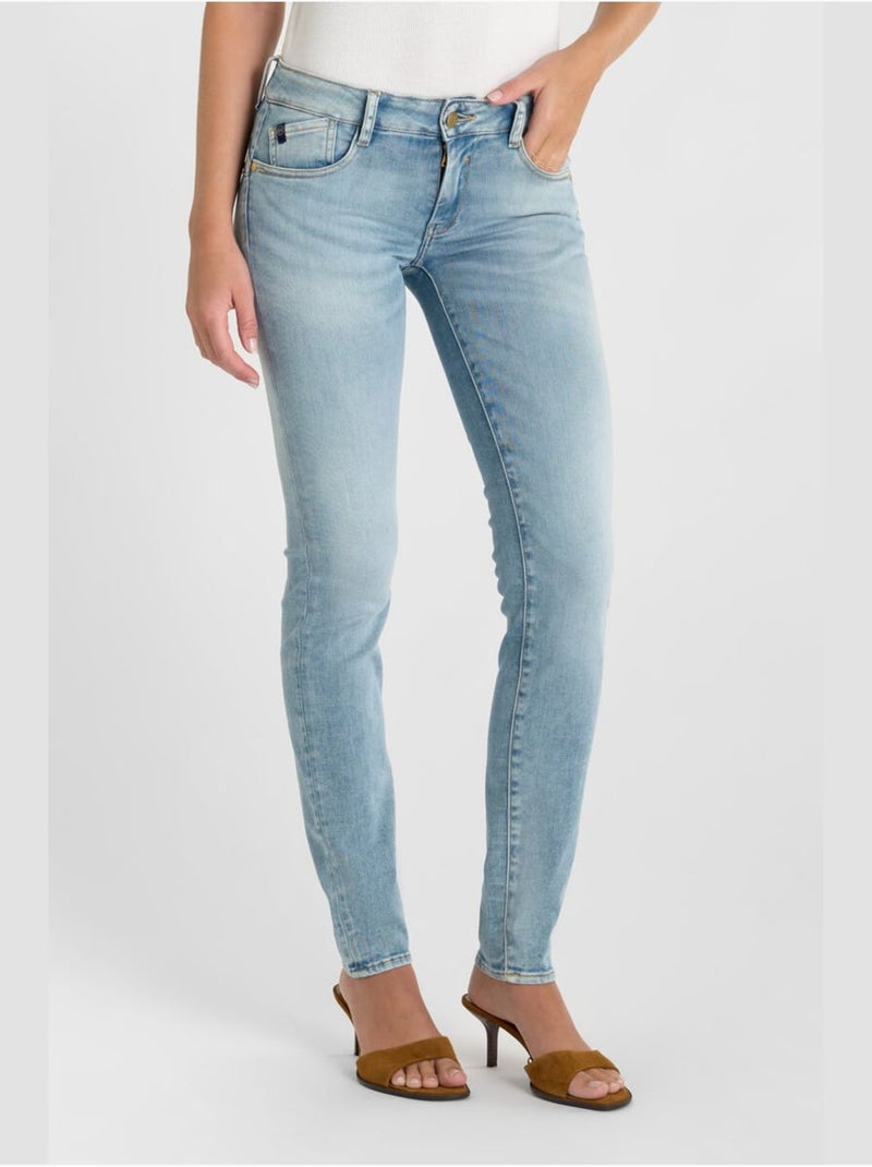 Jeans push-up slim PULP, lunghezza 34 Blu - Kiabi