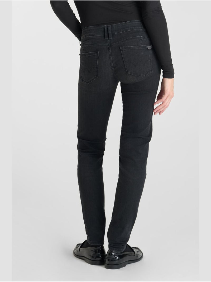 Jeans push-up slim PULP, lunghezza 34 Nero - Kiabi