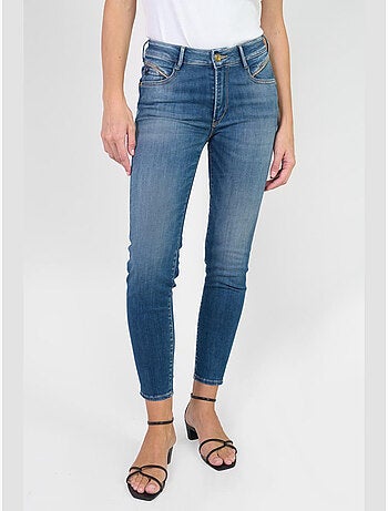 Jeans push-up slim vita alta PULP, 7/8