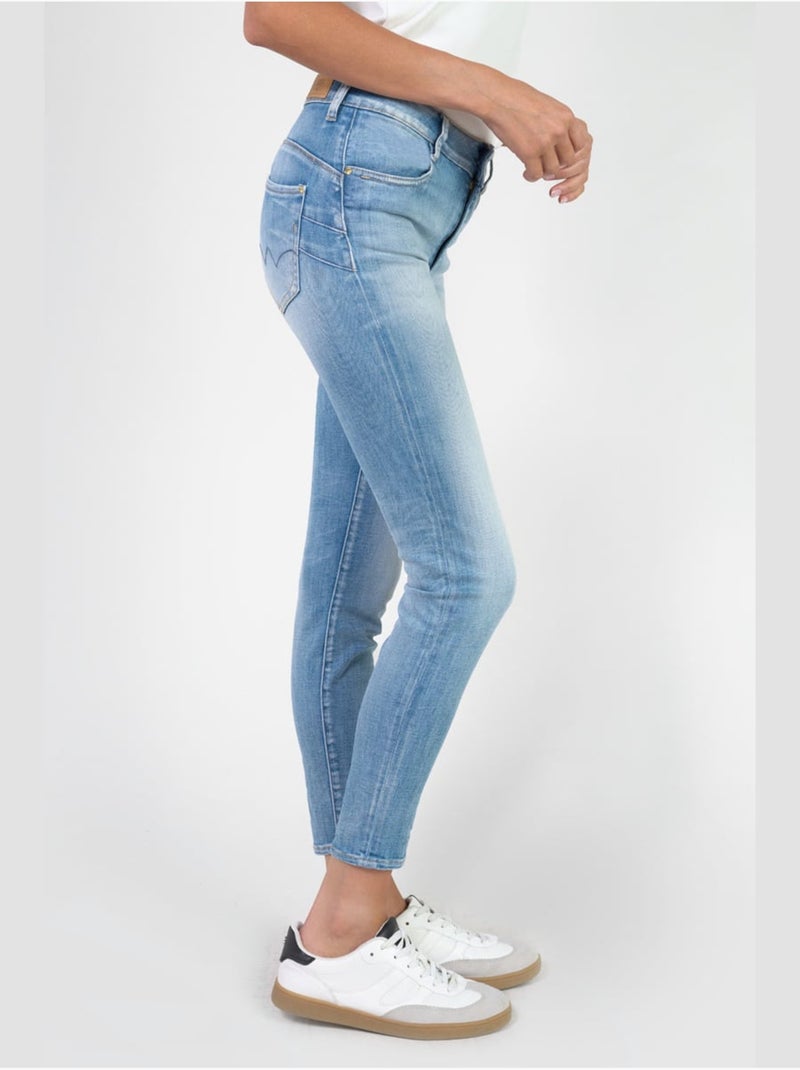 Jeans push-up slim vita alta PULP, 7/8 Blu - Kiabi
