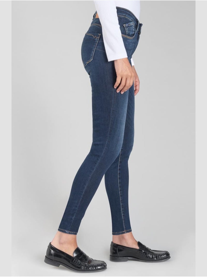 Jeans push-up slim vita alta PULP, 7/8 Blu - Kiabi