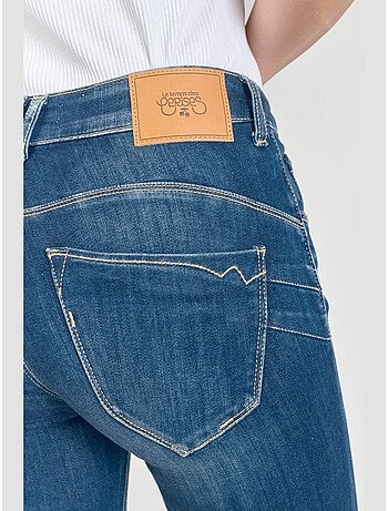 Jeans push-up slim vita alta PULP, 7/8
