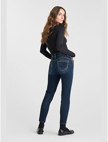 Jeans push-up slim vita alta PULP, 7/8