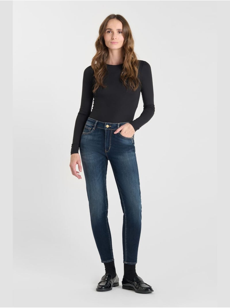 Jeans push-up slim vita alta PULP, 7/8 Blu - Kiabi