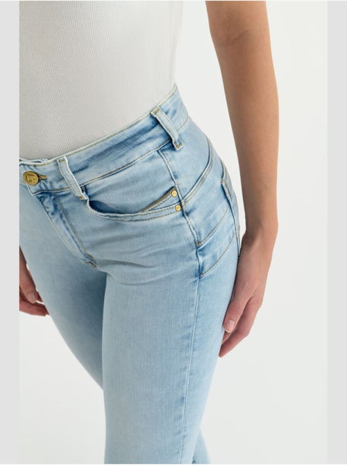 Jeans push-up slim vita alta PULP, 7/8 - Kiabi