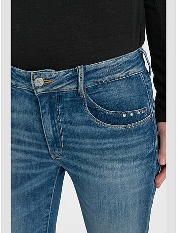 Jeans push-up slim vita alta pulp, 7/8