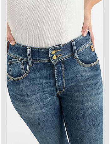 Jeans push-up slim vita alta PULP, 7/8