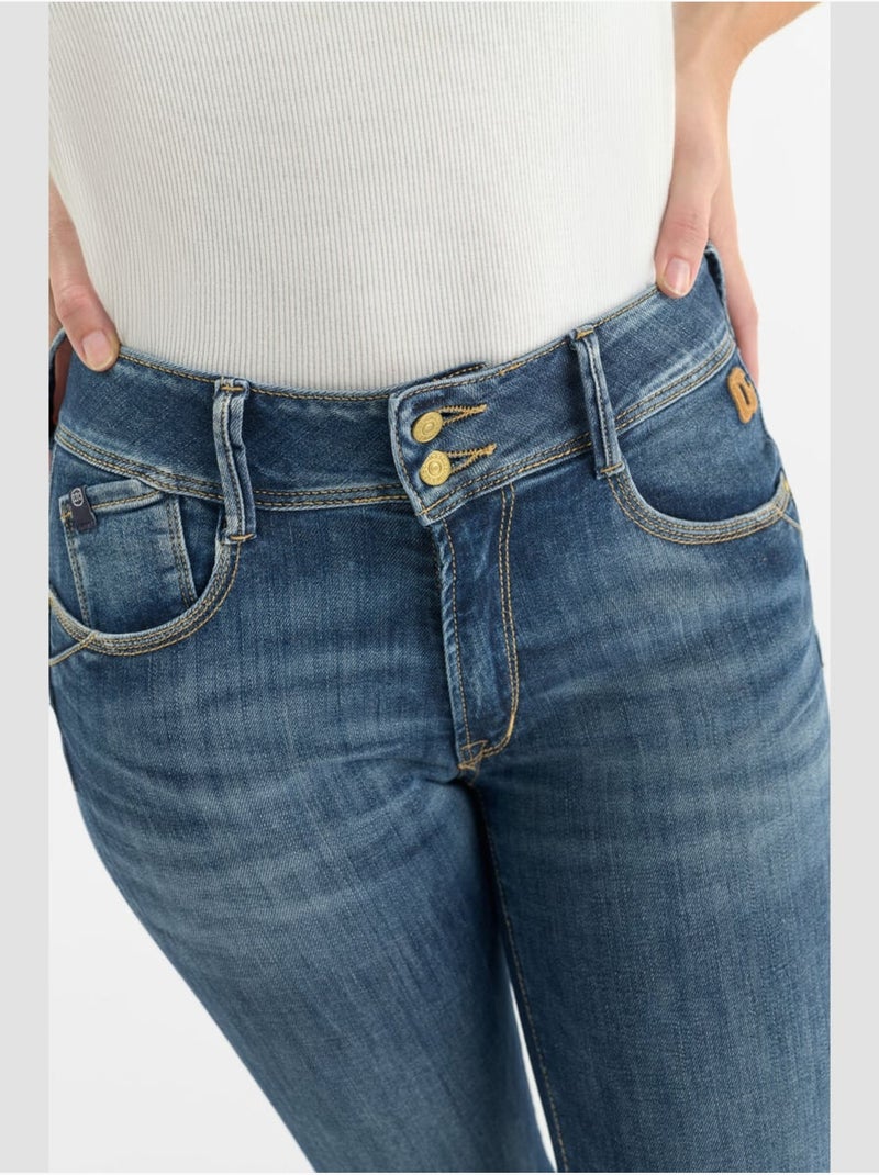 Jeans push-up slim vita alta PULP, 7/8 Blu - Kiabi
