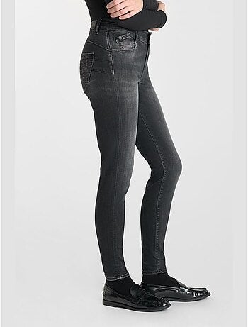 Jeans push-up slim vita alta PULP, 7/8