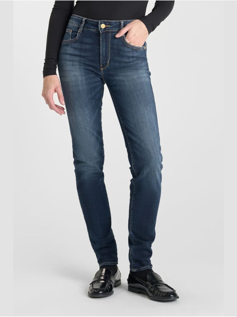 Jeans push-up slim vita alta PULP, lunghezza 34 Blu - Kiabi