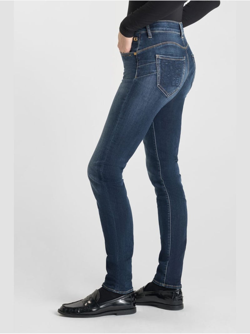 Jeans push-up slim vita alta PULP, lunghezza 34 Blu - Kiabi