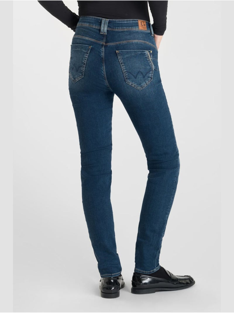 Jeans push-up slim vita alta PULP, lunghezza 34 Blu - Kiabi