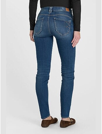 Jeans push-up slim vita alta pulp, lunghezza 34