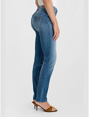 Jeans push-up slim vita alta PULP, lunghezza 34