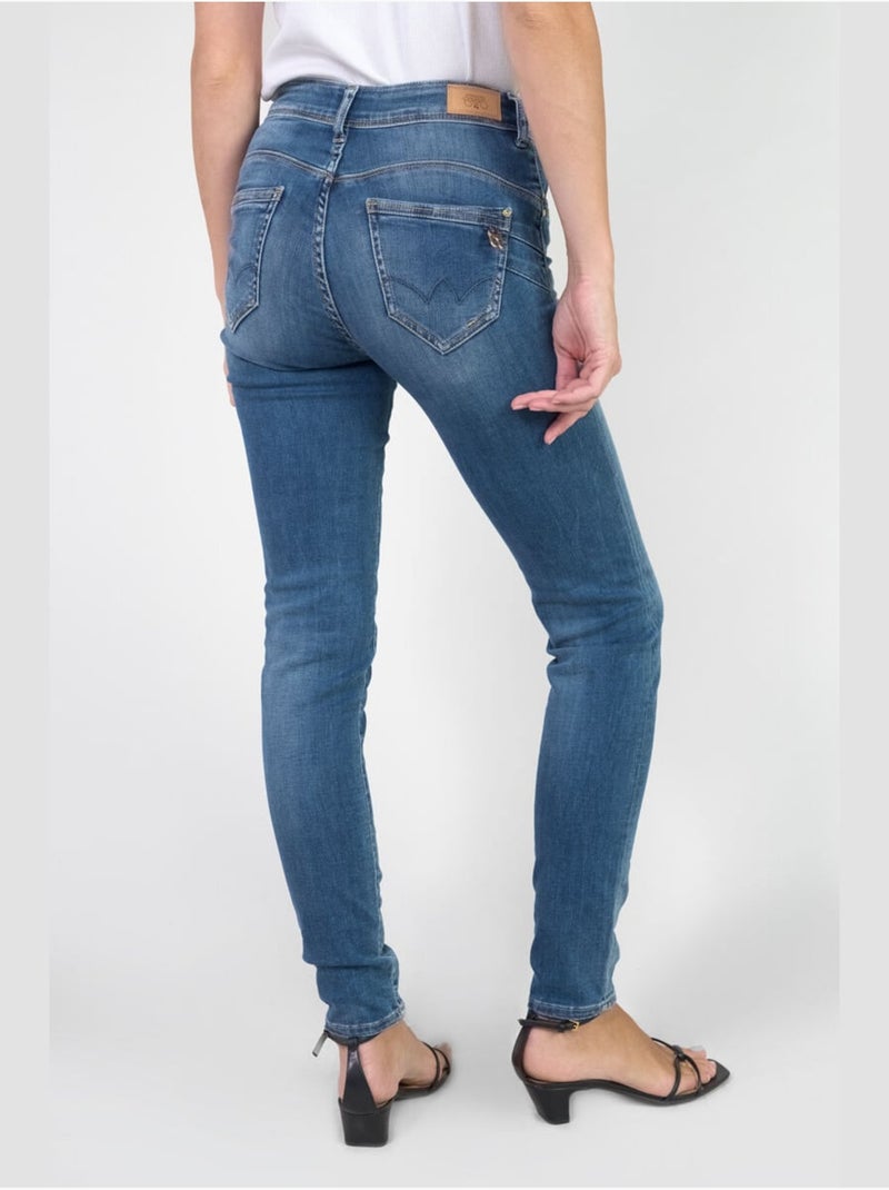 Jeans push-up  vita alta PULP, lunghezza 34 Blu - Kiabi