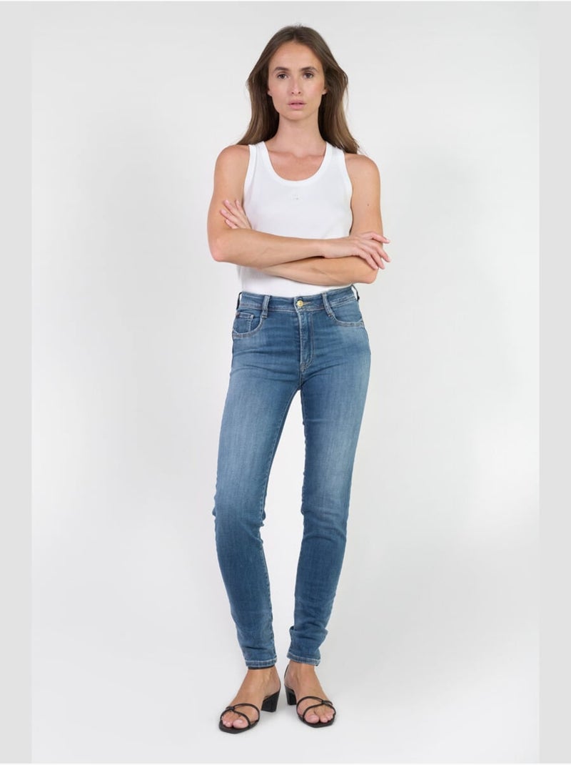 Jeans push-up  vita alta PULP, lunghezza 34 Blu - Kiabi