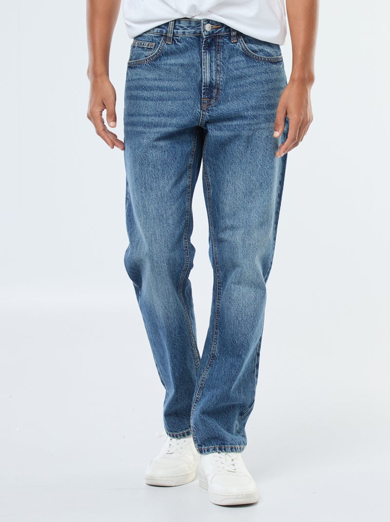 Jeans regular 5 tasche Blu - Kiabi