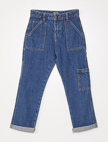 Jeans regular con tasche laterali - Kiabi