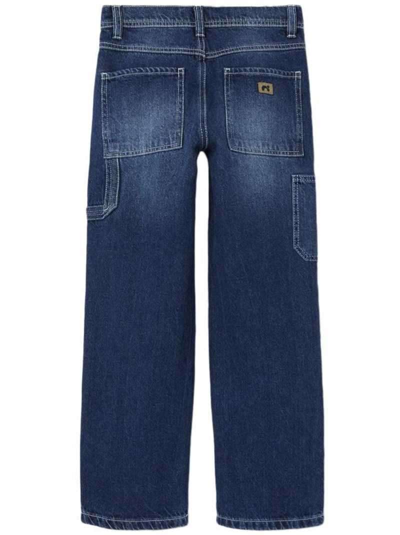Jeans Regular Dritti per Ragazza Name It Blu - Kiabi
