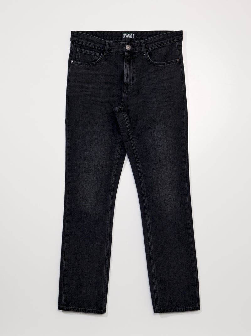 Jeans regular fit - L32 NERO - Kiabi