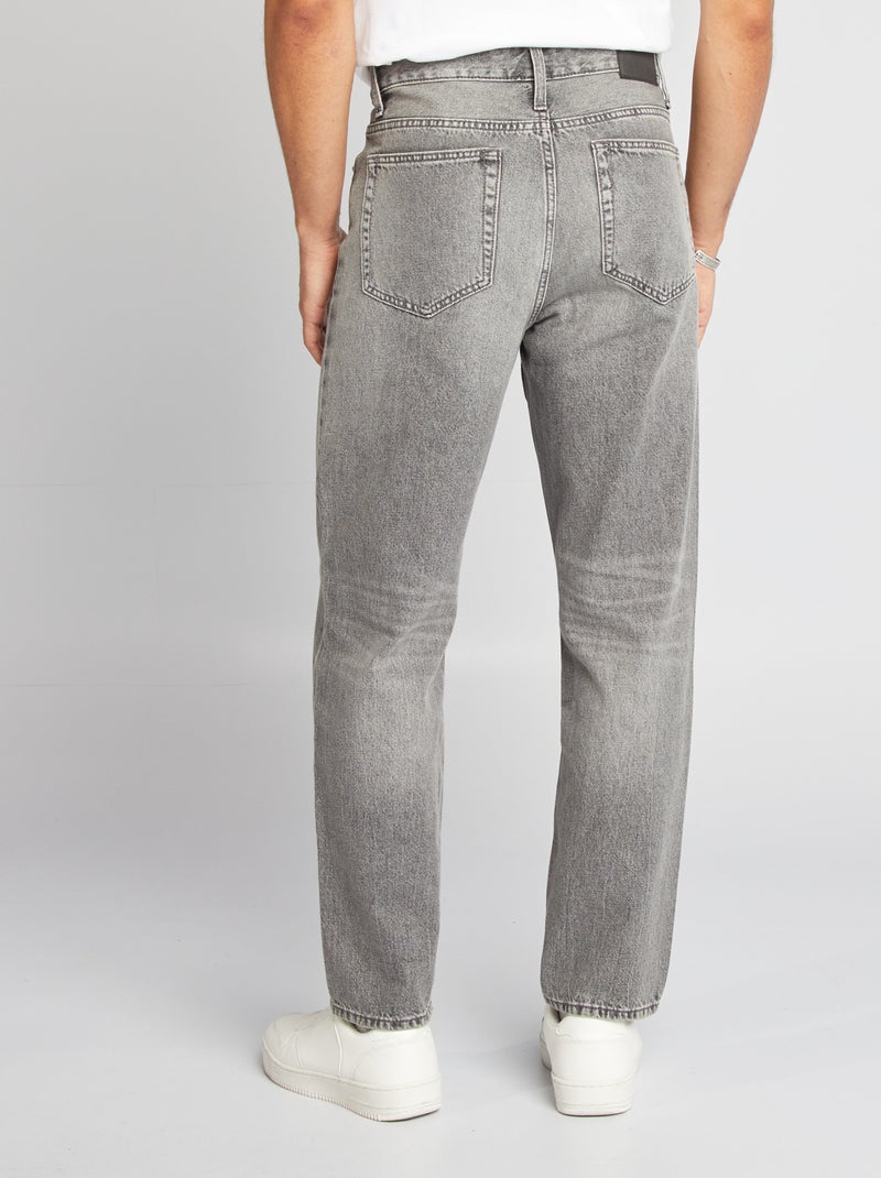 Jeans regular fit 5 tasche GRIGIO - Kiabi