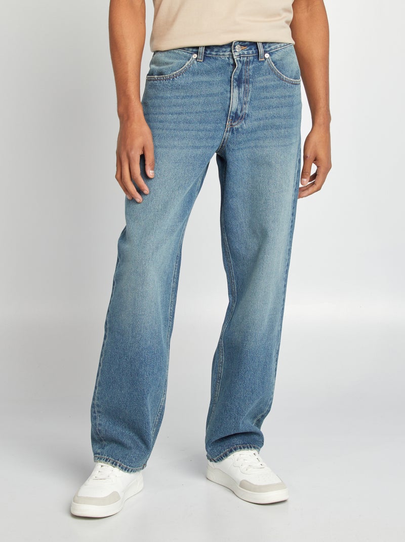 Jeans regular fit 5 tasche relaxed BLU - Kiabi
