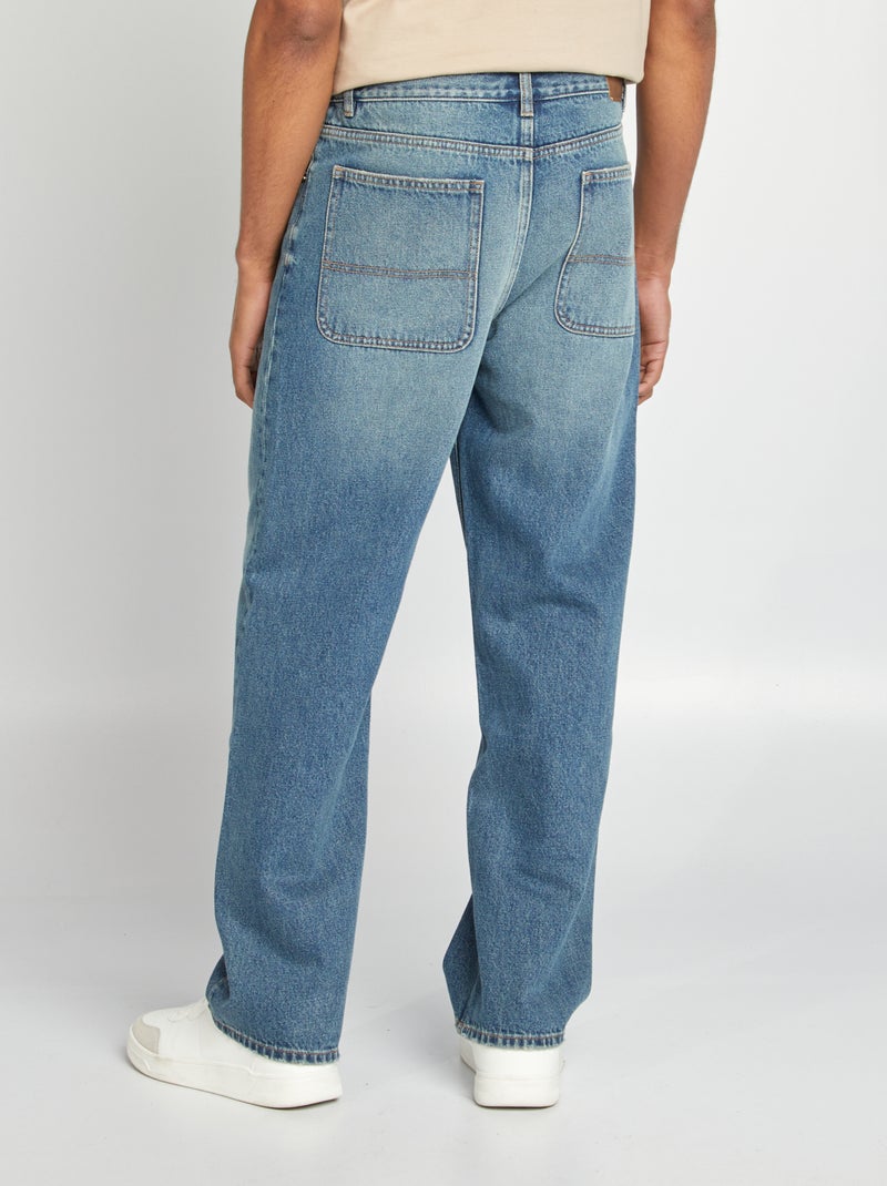 Jeans regular fit 5 tasche relaxed BLU - Kiabi